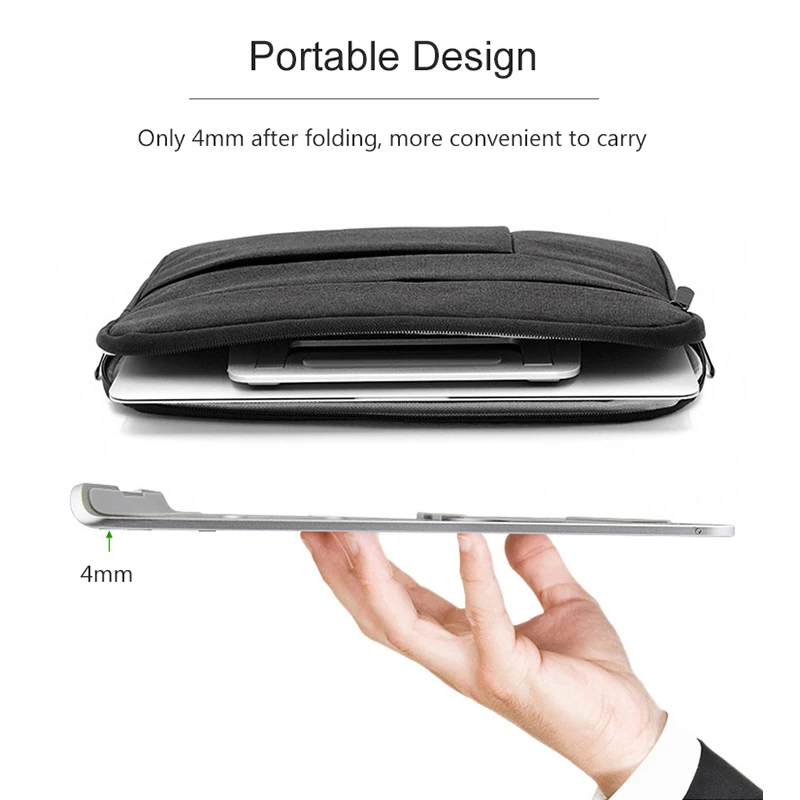  Foldable Laptop Stand Adjust Notebook Stand Holder For Macbook Air Pro Lenovo Portable Aluminum All