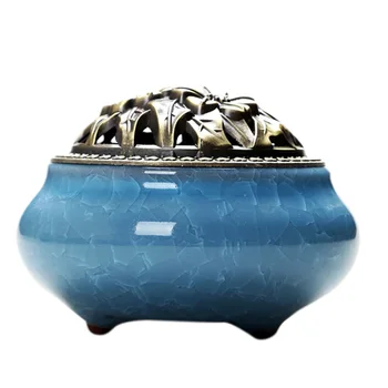 

Buddha Ceramic Incense Burner Indoor Zen Oil Diffuser Small Incense Burner Living Room Porta Incenso Buddhist Supplies EB50XX
