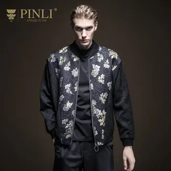 

Militar Liner No Slim Rushed Pinli Product Made Fall 2019 New Men's Cultivate Morality Splicing Jacquard Jacket Coat B193404237