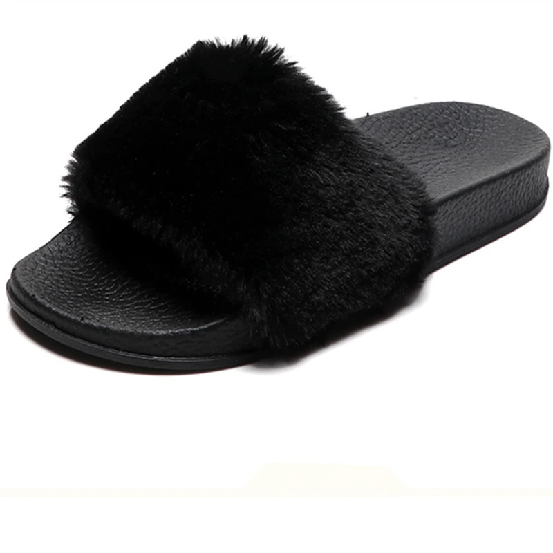 aliexpress fur slippers