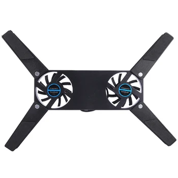 

Rotatable USB Fan Cooling Pad Notebook Cooler Computer USB Fan Stand for 8-14 PC Laptop PC Computer Peripherals