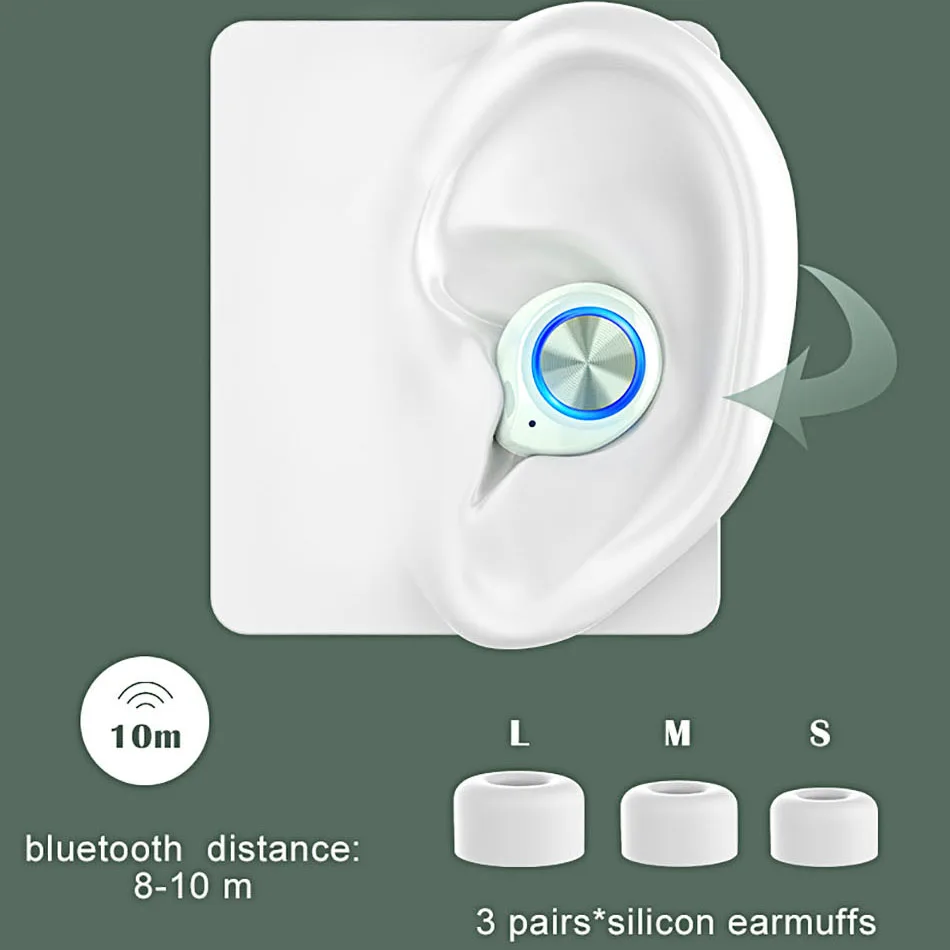 Bluetooth V5.0 Earphones Wireless Headphones With