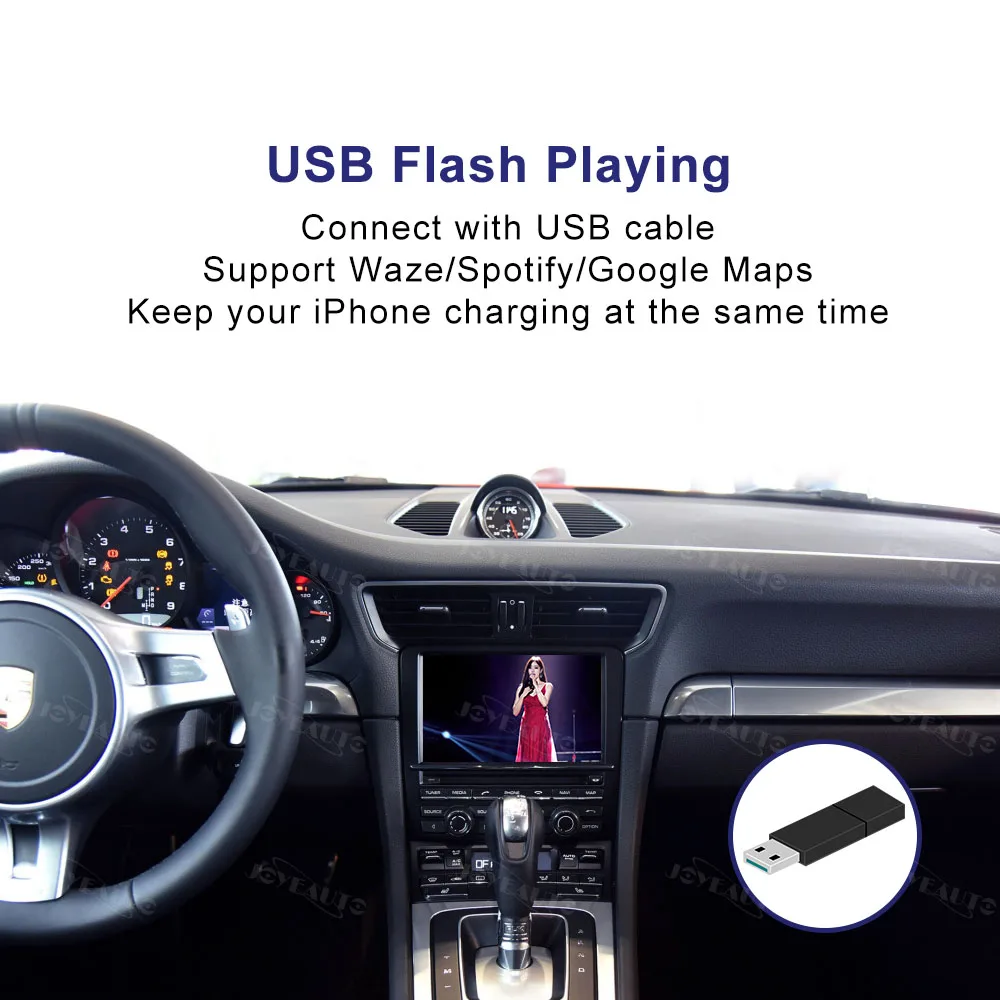 Joyeauto OEM беспроводной Apple CarPlay для Porsche PCM 3 1 2010 2016 Cayenne Macan Cayman Boxster 911 Android авто зеркало