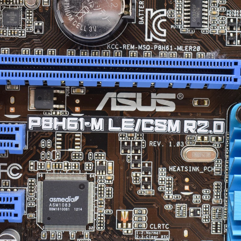 Настольная Материнская плата ASUS p8h61 m LE/CSM R2.0 1155 pin H61 поддерживает 22 32nm