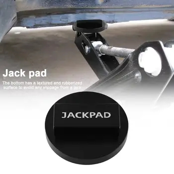 

Jack Pad Adapter Billet Anodized Black Aluminum Floor Jack Pad Car Styling