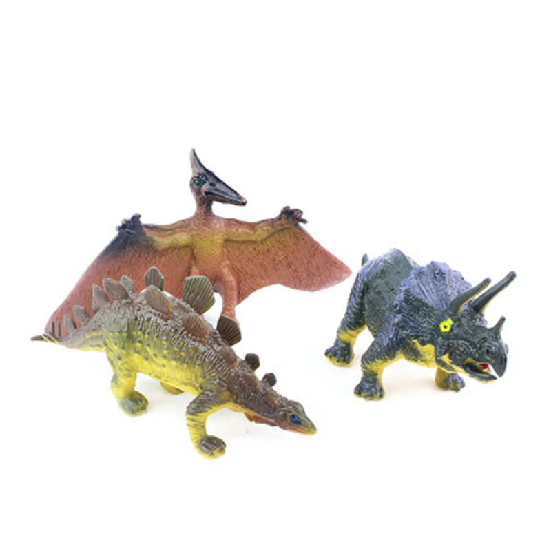 Новинка динозавр игрушка тираннозавр рекс Меч дракона Крылатый Дракон моделирование набор динозавров модель детские развивающие игрушки