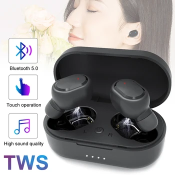 

TWS M1 Bluetooth Earphone True Wireless Headphone with Mic Handfree Noise Cancelling AI Control For iPhone Xiaomi Huawei Samsung