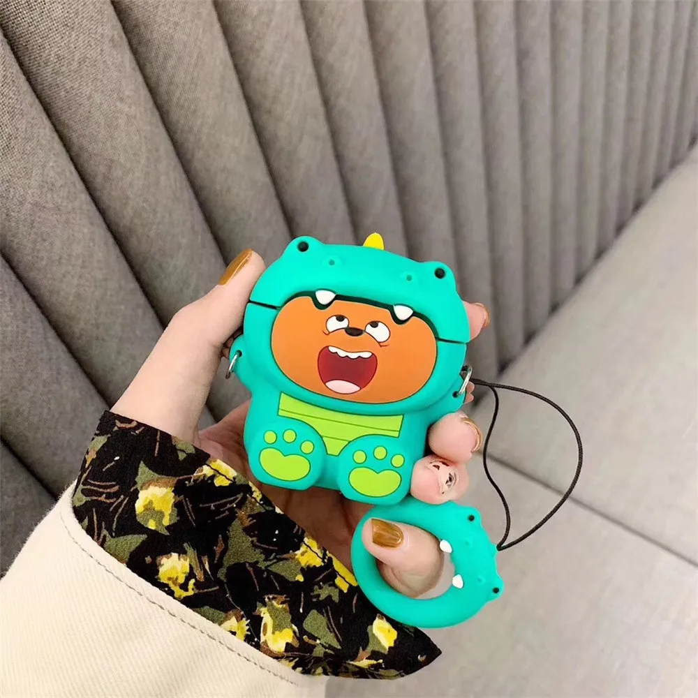For Airpods Pro 3 Силиконовый чехол с милым рисунком стежка для Airpods Pro, чехол, беспроводные наушники, аксессуары для Airpod 3, чехол, Fundas Capa Coque - Цвет: For Airpods Pro 3