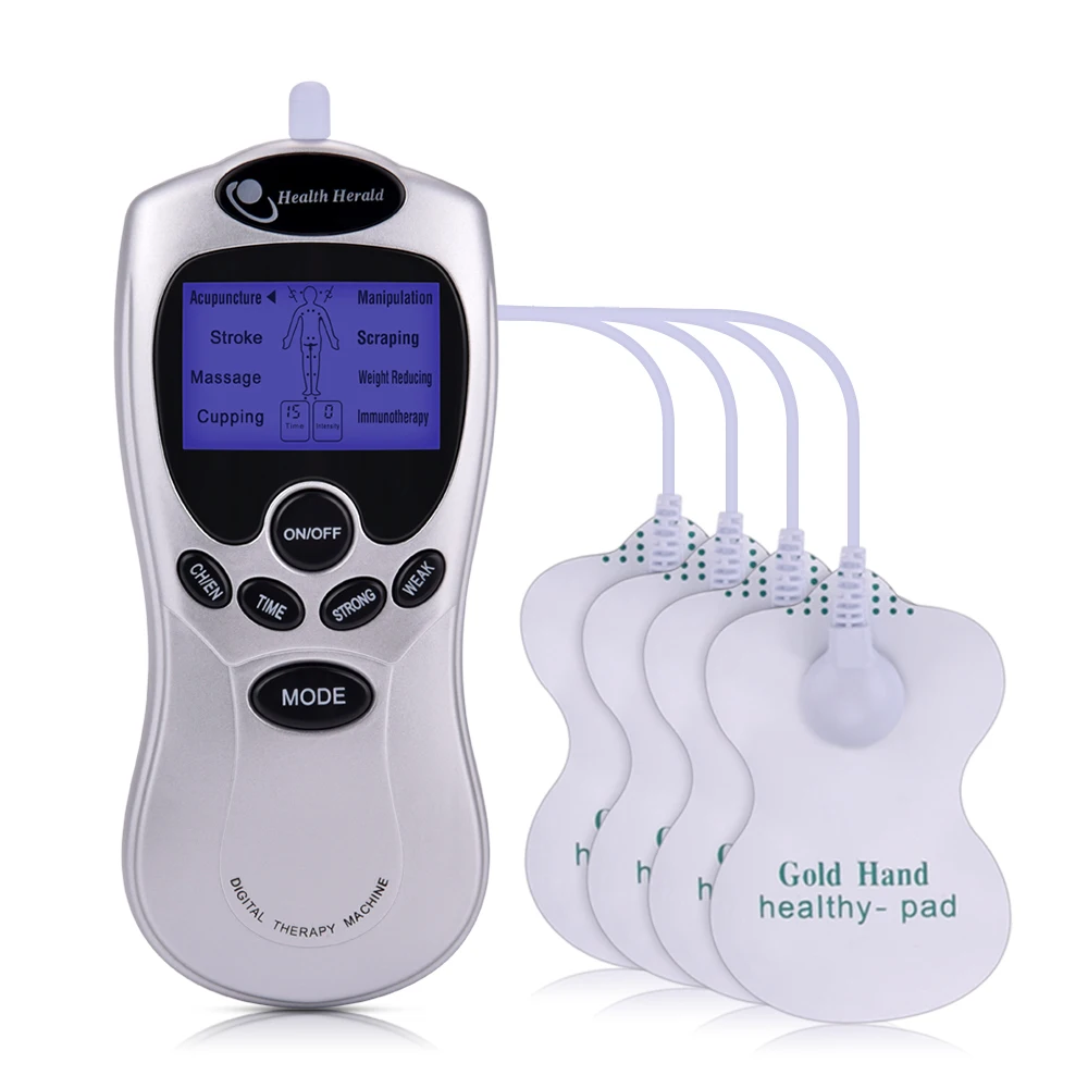 8/12 Modes Tens Fisioterapia electroestimulador Pulse Massager EMS Low Frequency Nerve Muscle Stimulator Physiotherapy Therapy