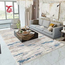 Синий серый толстый безопасный коврик скандинавский большой популярный ковер для детской комнаты, спальни, дивана, Мягкий Нескользящий напольный коврик