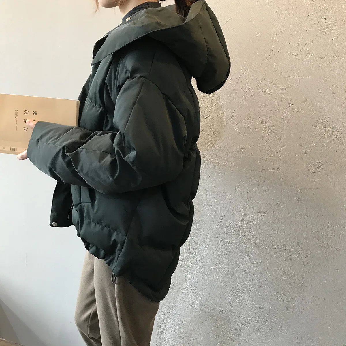 Необычные парки с капюшоном, женские новые толстые теплые зимние парки, пальто, женские Лоскутные Свободные повседневные короткие женские парки с длинным рукавом