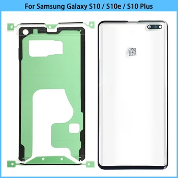 New For Samsung Galaxy S10 / S10e / S10 Plus Touch Screen LCD Front Outer Glass Panel Touchscreen Glass Adhesive Replacement