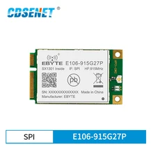 915 МГц SX1301 LoRa ворота путь модуль 27dBm дальние расстояния 5 км SPI интерфейс беспроводной трансивер для вторичного развития