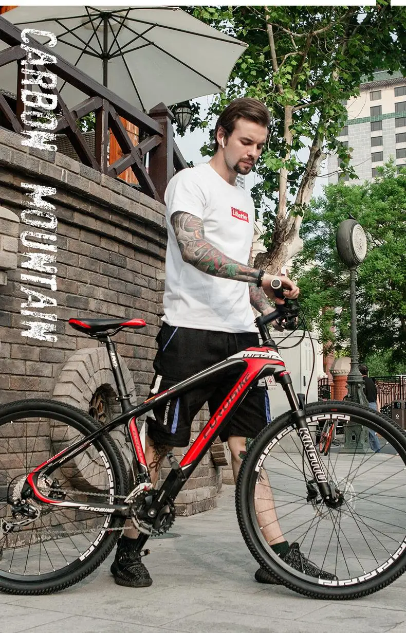 Sale Mountain Bike MTB Carbon Frame SHIMAN0 Shift Hydraulic Disc Brake Bicycle 26 27.5 inch Wheel 27 30 Speed men women Bicicleta 1
