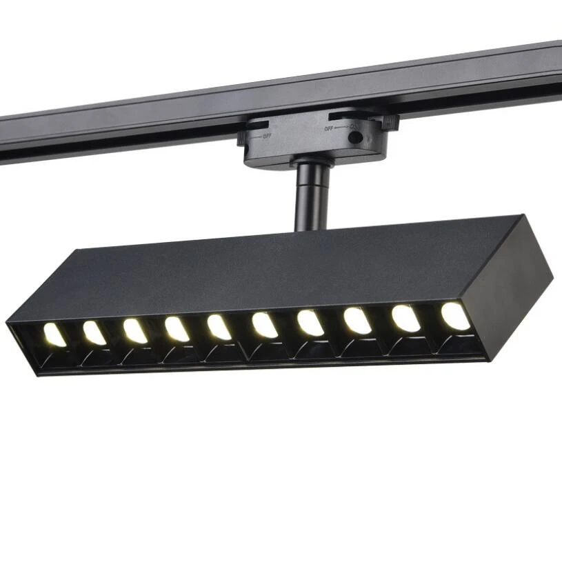 

1PCS 20W Square LED Track Light LED Spot Light LED Ceiling Lamp White Body /Black Body AC110-240V