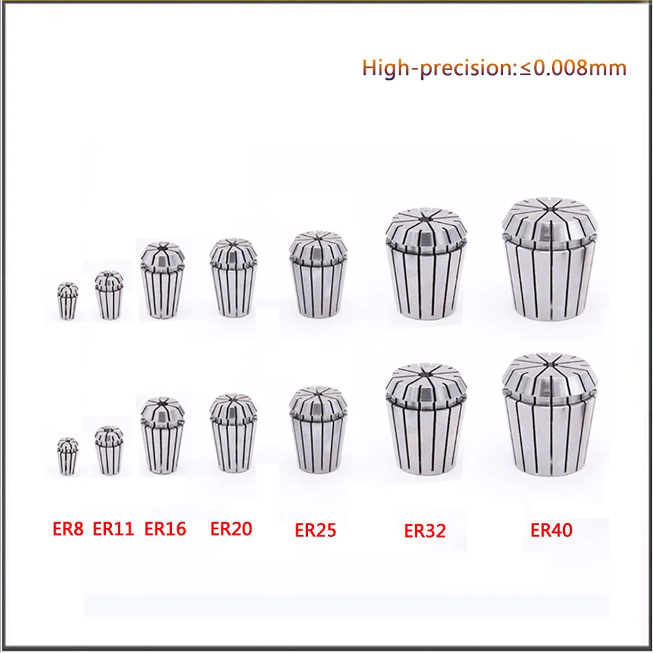 High Precision ER32 Collet 3-20mm AA ER Chuck For CNC Milling Tool Engraving Machine Spindle Motor Milling Cutters Spring Collet spring collet collet chuck spring collet chuck