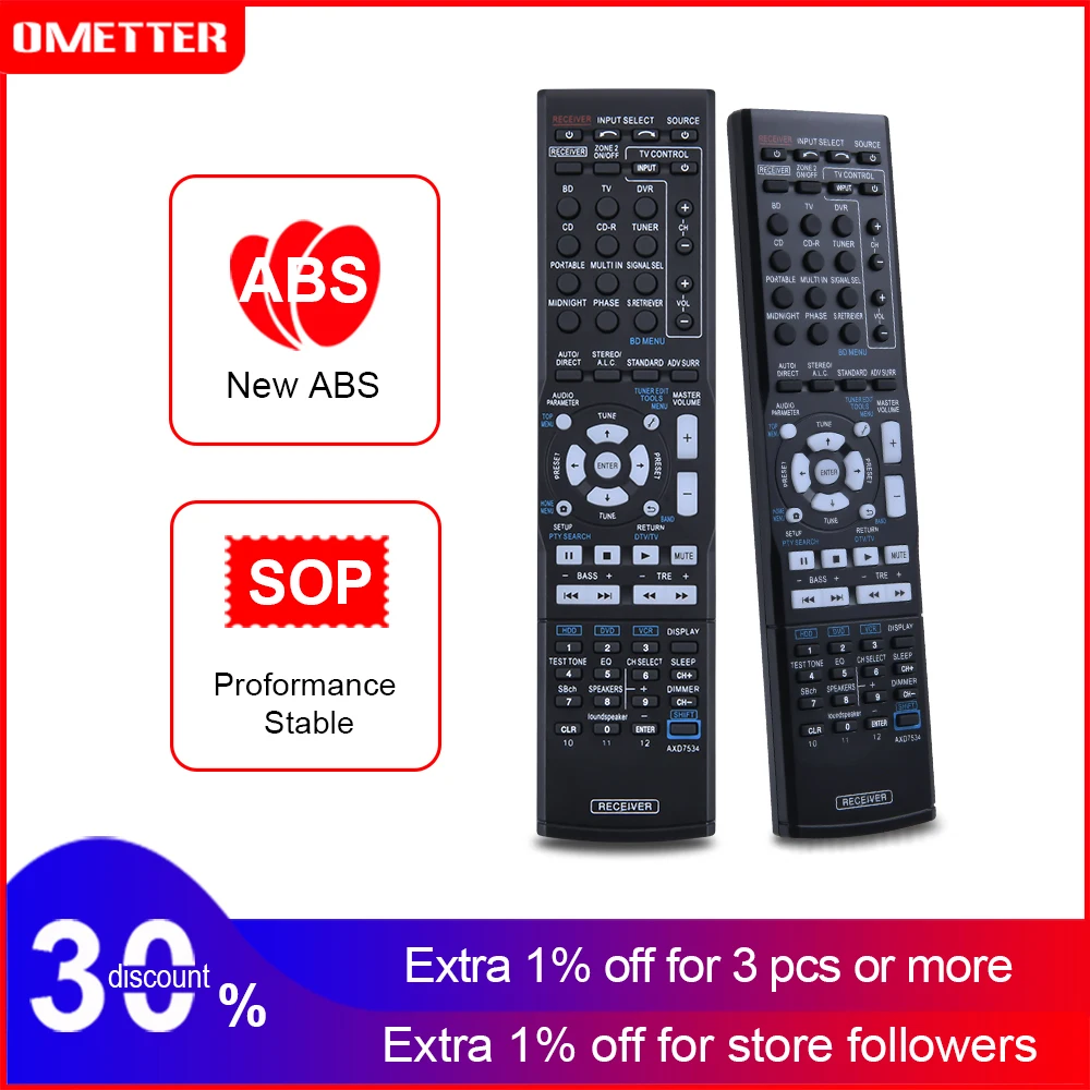 

Remote control for pioneer AV Receiver Home Theater AXD7534 AXD7568 VSX-819H-S VSX-819H VSX-519V-k Vsx520 K/VSX-521-K/VSX-920-K