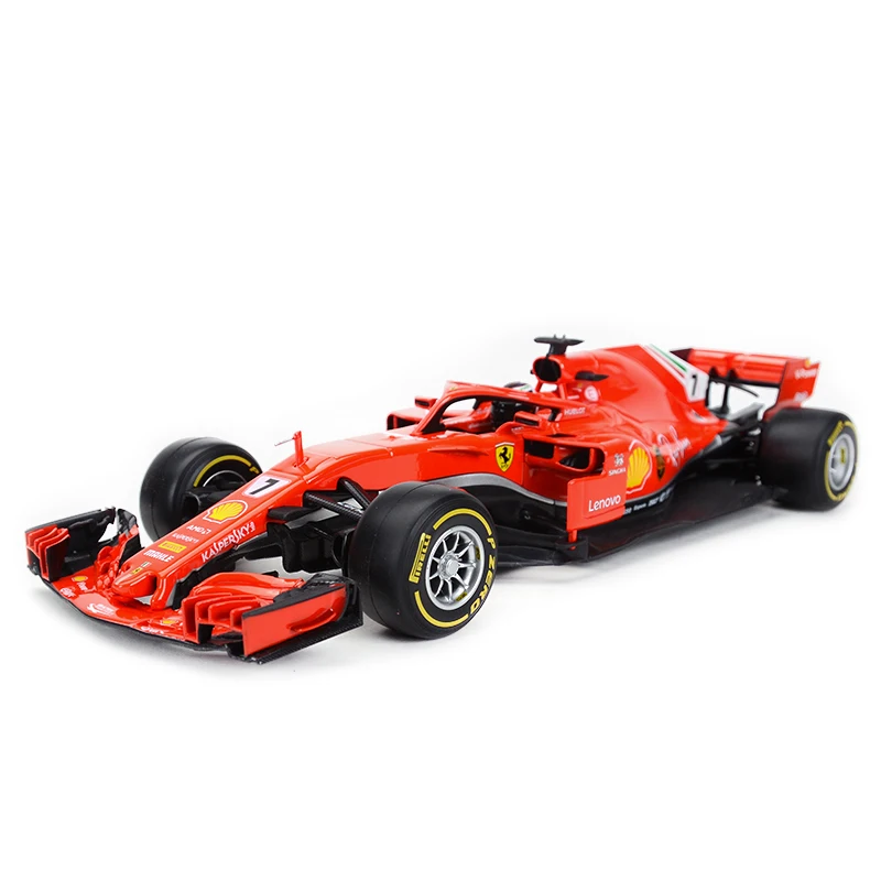 Bburago 1:18 2018 SF71H F1 Racing #7 #05 Formula Car Static Die Cast Vehicles Collectible Model Car Toys