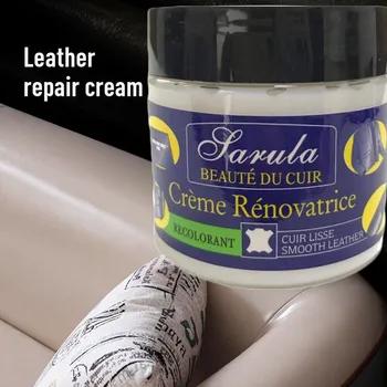 

Leather Dye Repair Cream Filler Compound For Leather Restoration Cracks Burns & Holes Leather Refurbishment Dyeing Cleaner Tool