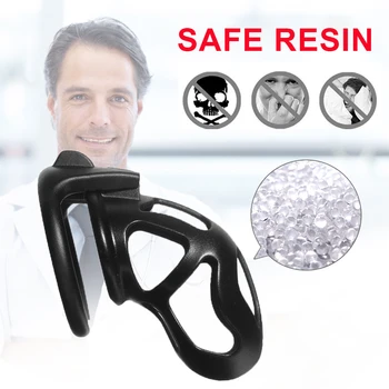 3D Lightweight Male Chastity Device With 4 Penis Rings Skull-shaped Resin Cock Cage Bondage Belt Fetish BDSM Adult Sex Toys 5