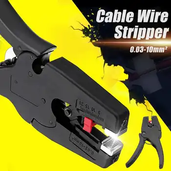 

Multifunctional Wire Stripping Plier Self-Adjusting Insulation Electric Cable Wire Crimper Range 0.03-10mm Stripping Cutter