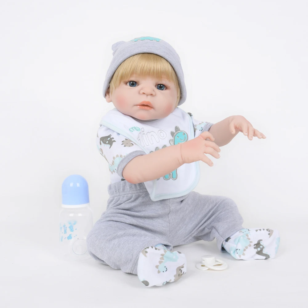 2" 55 см имитация принцессы Bebe Reborn baby girl куклы полный Силиконовый корпус водонепроницаемый Reborn дети Playmate ребенок подарок на день рождения