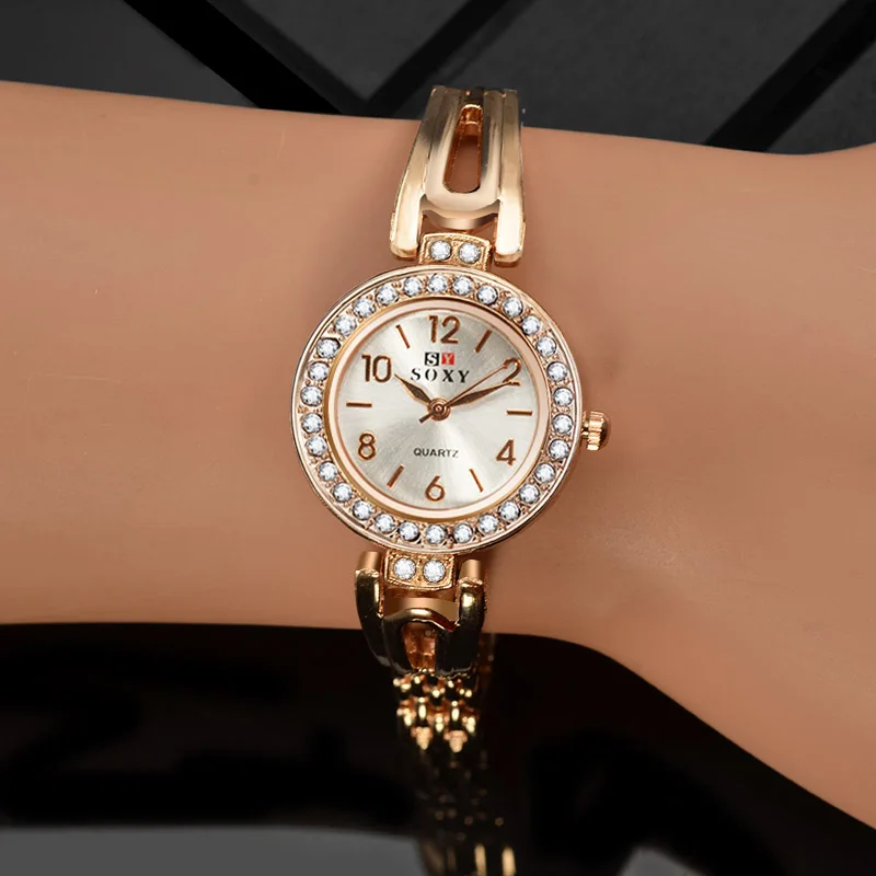 SOXY часы женские роскошные модные повседневные кварцевые спортивные часы Женские Элегантные наручные часы для девочек Montre Femme