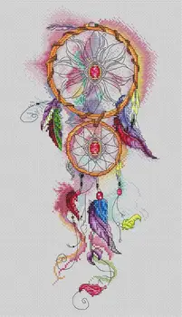 

GG Mouse avatar Counted Cross Stitch Kit Cross stitch RS cotton with cross stitch Colorful dream catcher