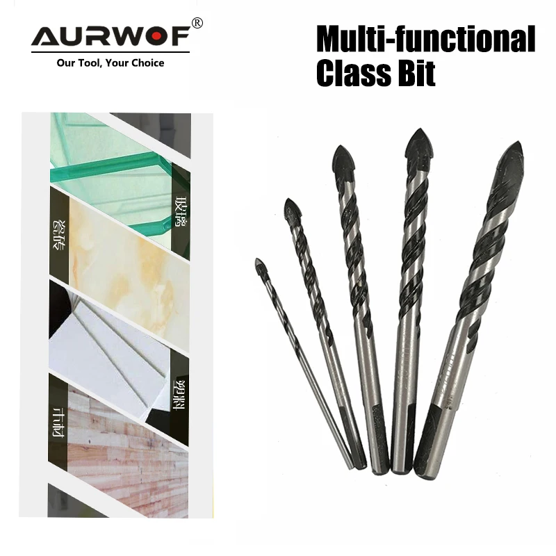 Lavie multifunktion ale Glas bohrer Twist Spaten bohrer Dreieck bohrer für Keramik fliesen Beton Glas marmor 3mm bis 12mm db02054