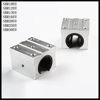

4Pcs/Lot SBR10UU 10mm Open Linear Ball Bearing Block For CNC Router SBR Linear Guide Rail 3D Printer Parts