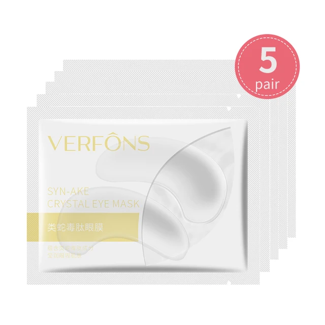 Eye Patches Hyaluronic Acids Microneedle Eye Pads Moisturizing Wrinkles Fine Lines Dark Circles Removal Collagen Eye Mask Patch 5Pair K295 W