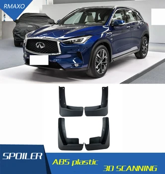 

For Infiniti QX 2018-2020 Mudflaps Splash Guards Front With the color and rear Mud Flap Mudguards Fender Modified special