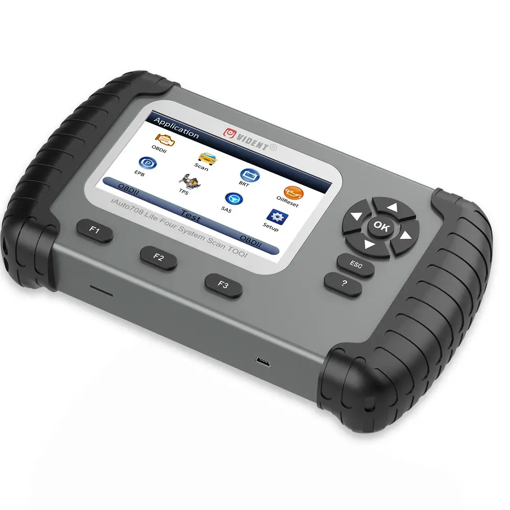 VIDENT iAuto708 Lite четыре системы сканирования инструмента (двигатель AT ABS SRS) и