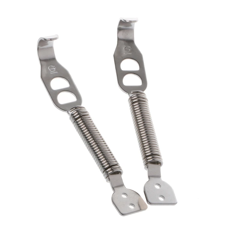 Stainless Bonnet Springs Clips Hood Panel Race Rally Pair Lock for IMPREZA EJ18 engine cover bonnet hood pins kit
