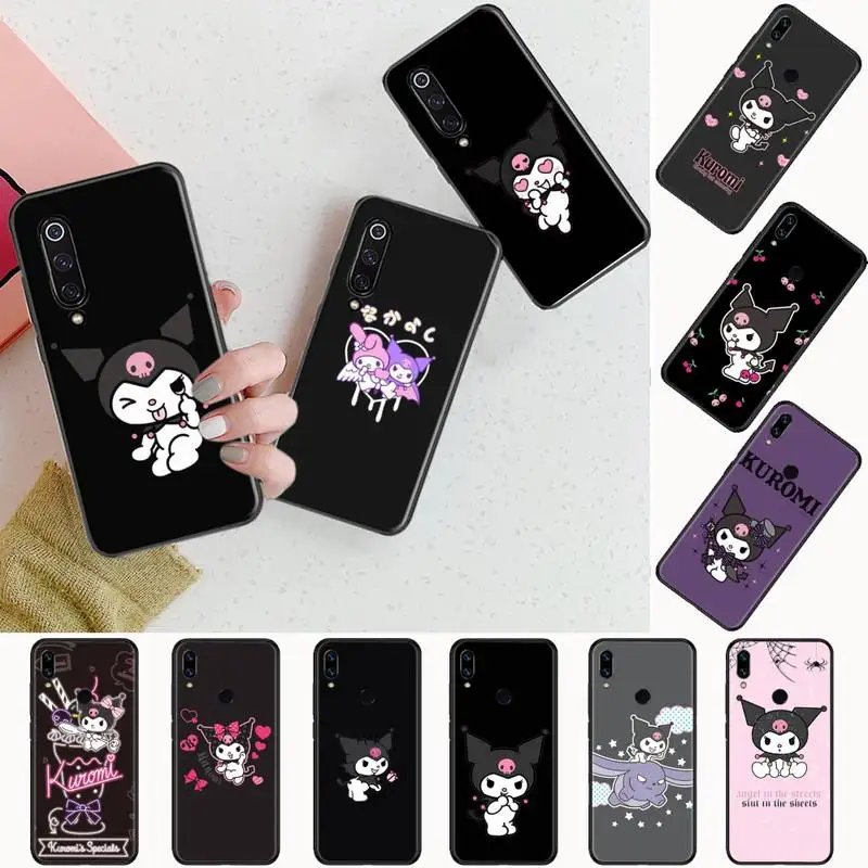 

Kuromi cute kawaii cartoon Phone Case Cover For xiaomi Redmi 5 5A plus 7A 8 note 2 3 4 5 5A 6 7 GO K20 A2 soft shell funda hull