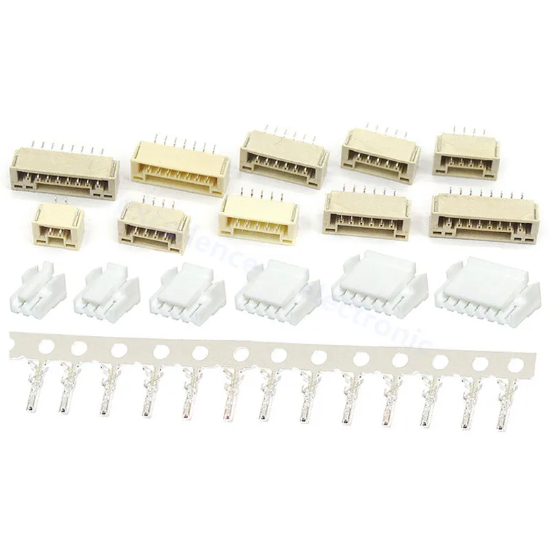 10 Set/Lotto Gh1.25 1.25Mm 2/3/4/5/6/7/8P Kit Terminale Connettore Filo Smd Orizzontale/Verticale/Alloggiamento/Intestazione Pin