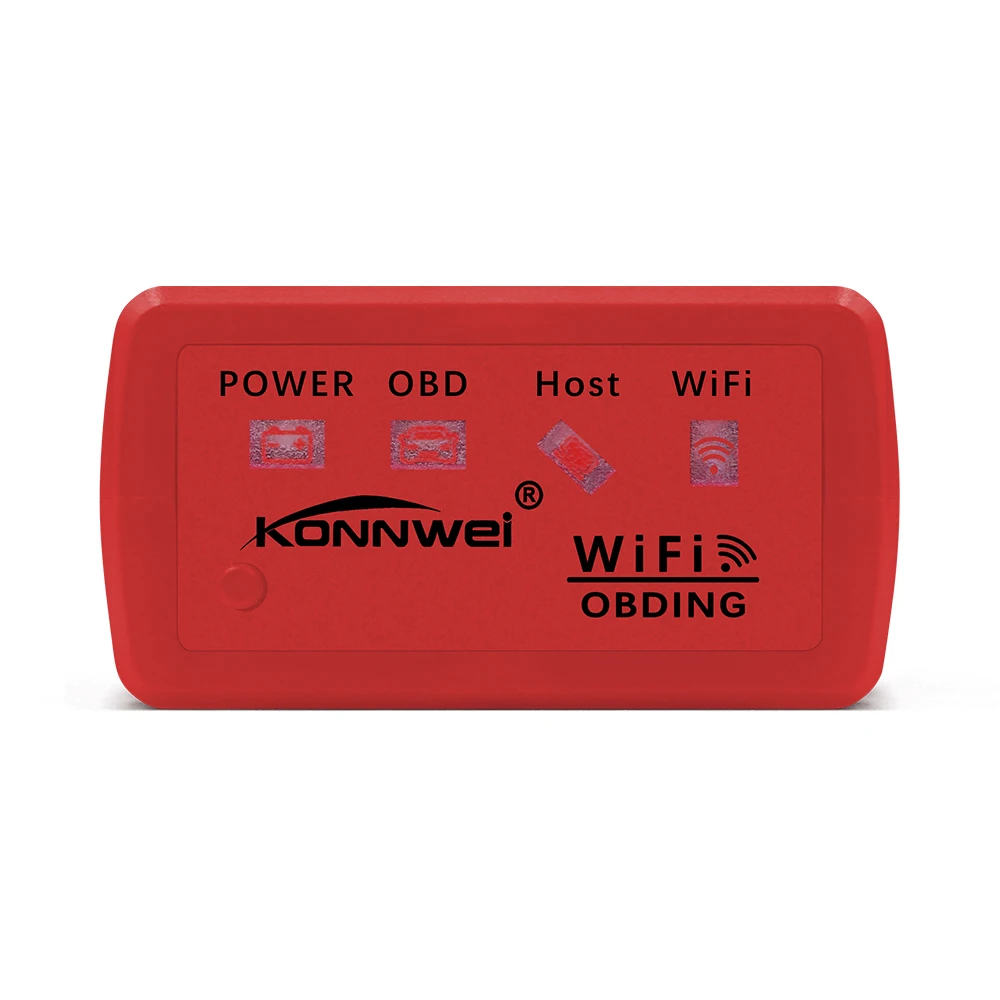 KW902 ELM327 wifi OBD2 CAN-BUS диагностический Автомобильный сканер инструмент работает для IOS/Android PIC18F25K80 автоматическое сканирование obd2 Новое поступление KONNWEI