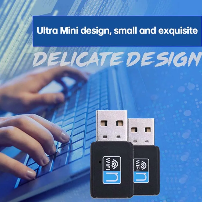 Wifi приемник адаптер 150 Мбит/с 2 4 ГГц мини USB2.0 сетевая карта внутренние антенны RTL8188
