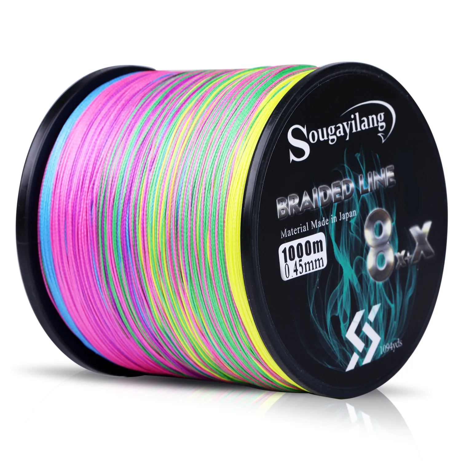Sougayilang 8x+x 9 Strands Braided PE Fishing Line 300M 500M