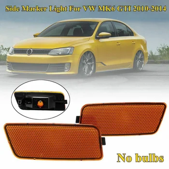 

2pcs/set Car Light Smoke Front Bumper Side Marker Lamp For Golf MK6 Sportwagen US Car Lights Signal Lamp Auto Parts