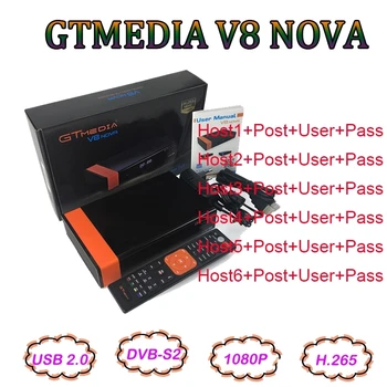 

Gtmedia V8 Nova Receptor built-in WIFI DC12V/1.5A HD 1080P by freesat v8 nove DVB-S2 Europe Cline for 2 Years TV Box Same as V9