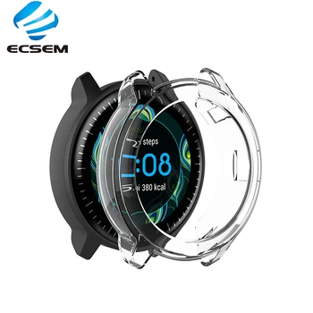 

Tpu protective cover for Garmin vivoactive 3 music smart watch accessories transparent case durable shell anti shock