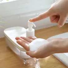 Дозатор для жидкого мыла, семейная бутылка для лосьона, насос, контейнер для шампуня, диспенсер для пены, раздатчик для мытья, De Savon#2D03