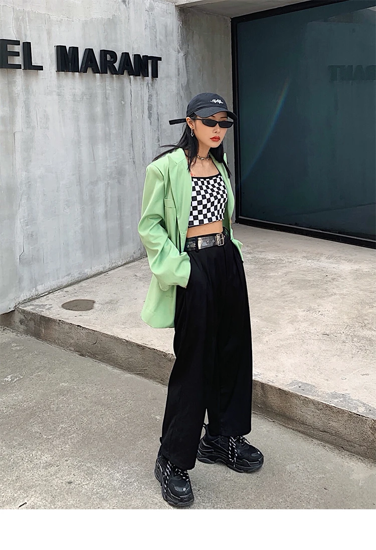 Милая популярная летняя Корейская версия пары прилив Vogue Fit прямые джинсы Большие Размеры Свободные повседневные брюки