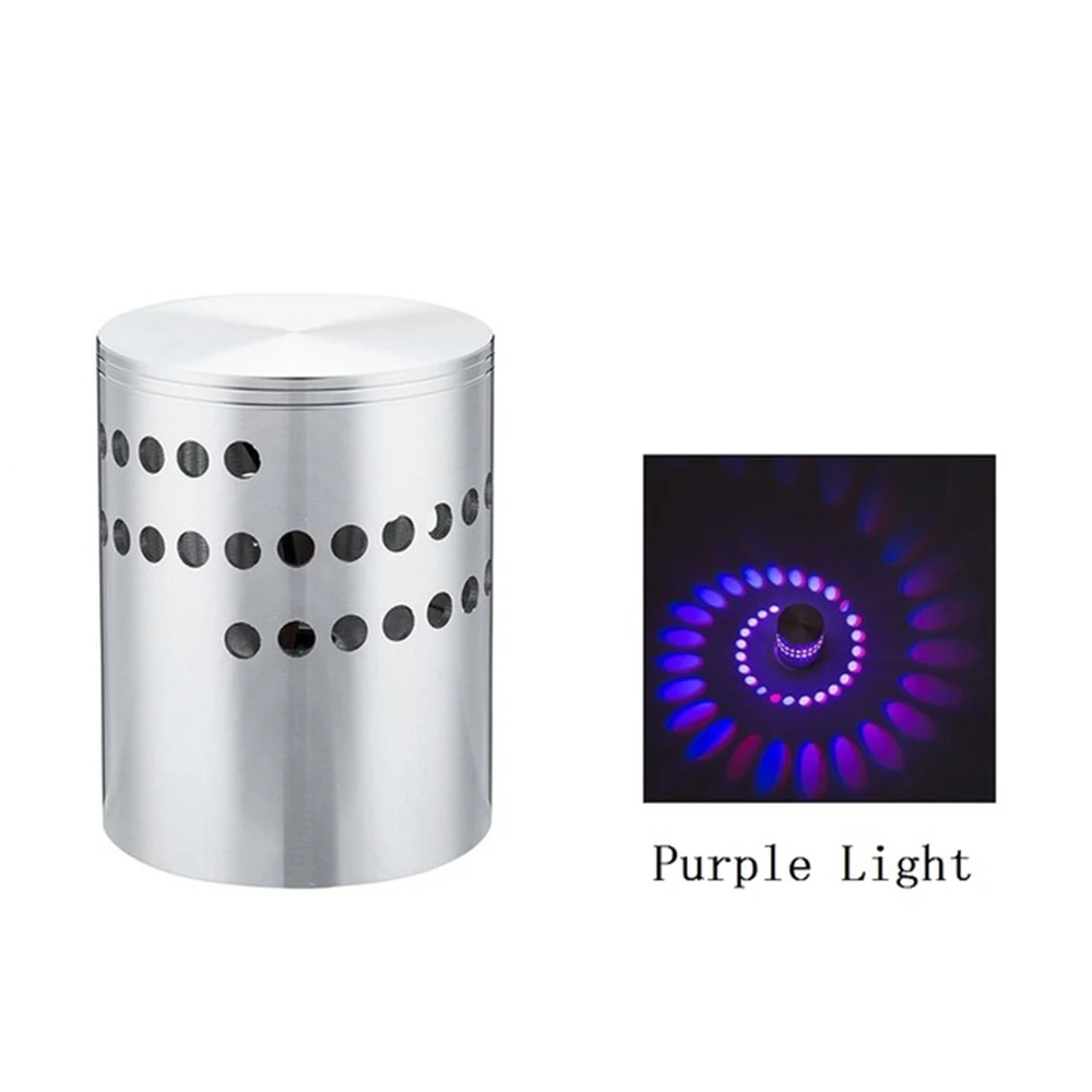 LED Wall Light RGB Spiral Hole Effect Wall Lamp With Remote Controller Colorful Wall light For Bar Lobby KTV Home Decoration Lamp 12