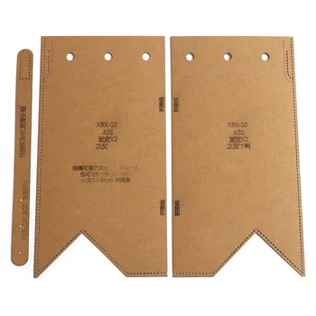 

DIY Handmade Casual Shoulder Bag Mini Bucket Bag Kraft Paper Template Handmade Leather Craft Bag Template 25cm*20cm*10cm