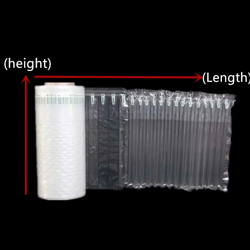 

New 50M Inflatable air buffer plastic packaging Bubble bag Anti-pressure Earthquake resistance Anti-beating Express mail pocket