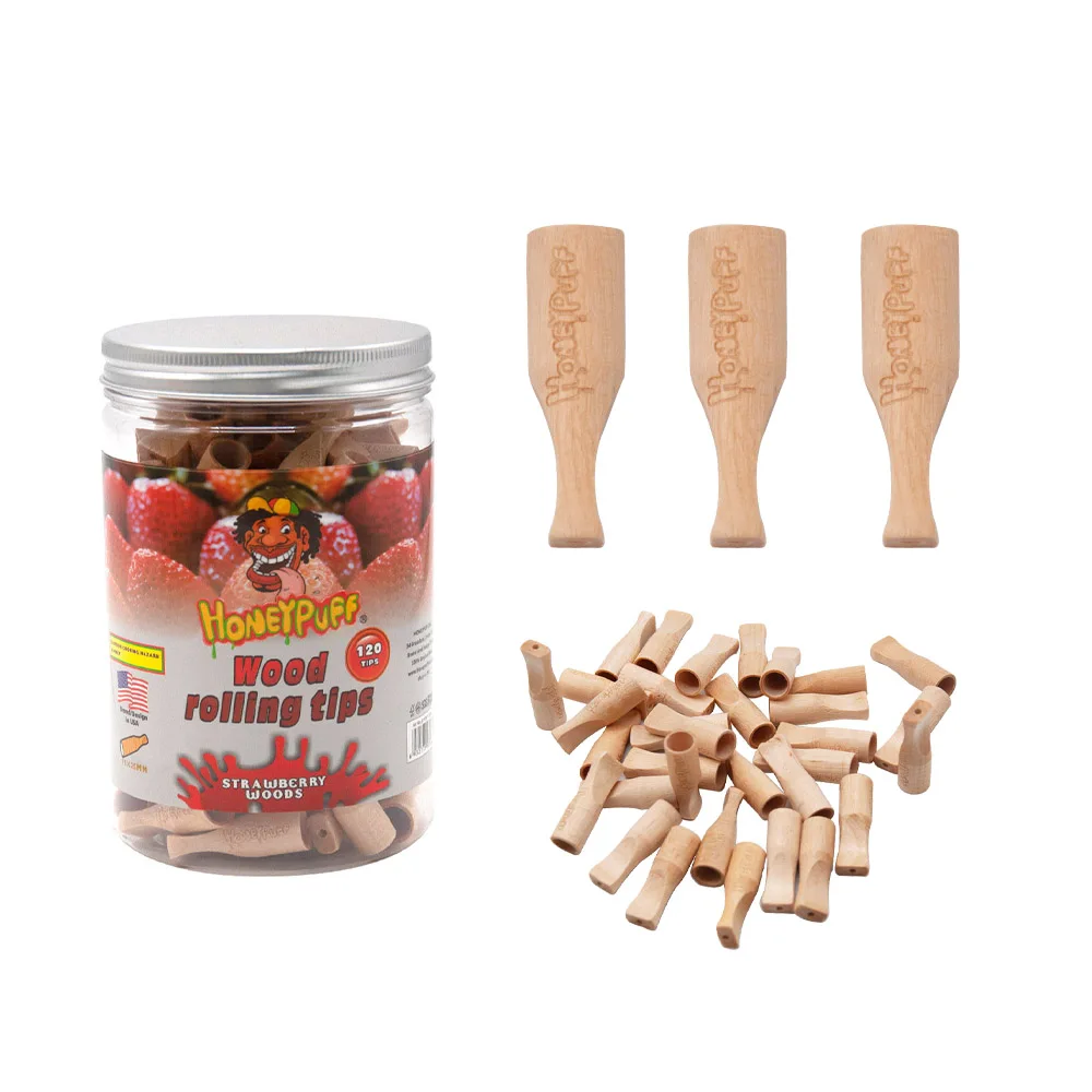Деревянный фильтр для мундштука наконечники с медовым вкусом Натуральный рта