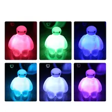 Led Красочный мультфильм свет пластиковый робот украшения автомобиля авто интерьера украшения большой герой кукла игрушки для интерьера аксессуары