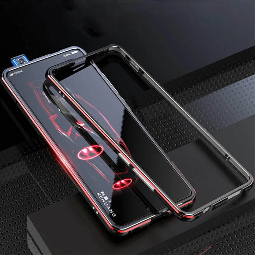 Ультра тонкая металлическая рамка для Xiaomi redmi k30 чехол жесткий алюминиевый бампер